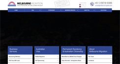 Desktop Screenshot of melbourne-migration.com